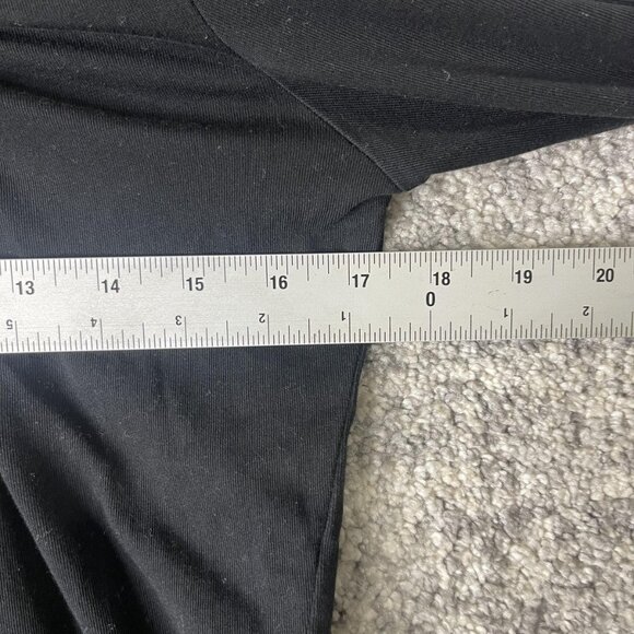 Aje Shirt Womens Small Black Long Sleeve Keyhole Beaded Ring Detail 23AWT121 - Picture 3 of 6